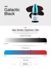Pigmento de sombra PMU Mix Galactic Black 10 ml