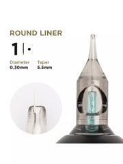 Cartuchos PMU 0,30 1R, cono de 5,5 mm (EN02B), 20 uds.