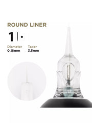 Cartuchos PMU 0,18 1R, cono de 3,5 mm (EN17), 20 uds.