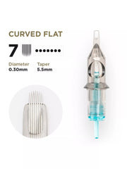 Cartuchos PMU 0,30 7F, 5,5 mm, cono curvo plano (EN02B), 20 uds.