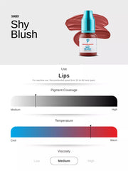 Pigmento para sombras de labios Shy Blush PMU de 10 ml