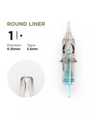 Cartuchos PMU 0,30 1R, cono de 5,5 mm (EN02B), 20 uds.