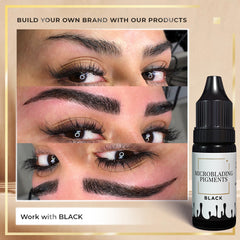Pigmento negro para microblading 10 ml