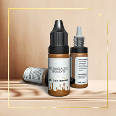 Pigmento marrón dorado para microblading 10 ml