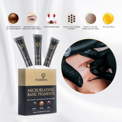 Colección de pigmentos básicos para microblading PhiBrows SUPER