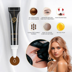 Pigmento PhiBrows Brown 1 SUPER de 5 ml