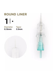 Cartuchos PMU 0,18 1R, cono de 3,5 mm (EN17), 20 uds.