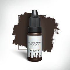 Pigmento marrón 2 para microblading, 10 ml