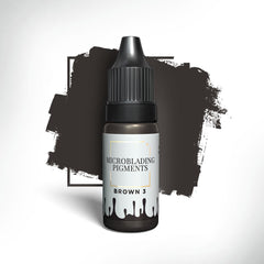 Pigmento marrón 3 para microblading, 10 ml