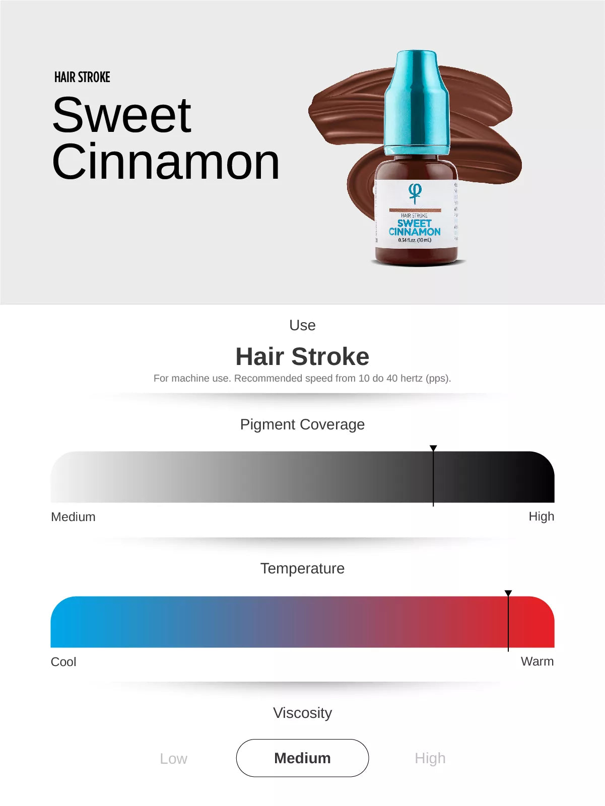 Sweet Cinnamon PMU Hair Stroke Pigment 10ml