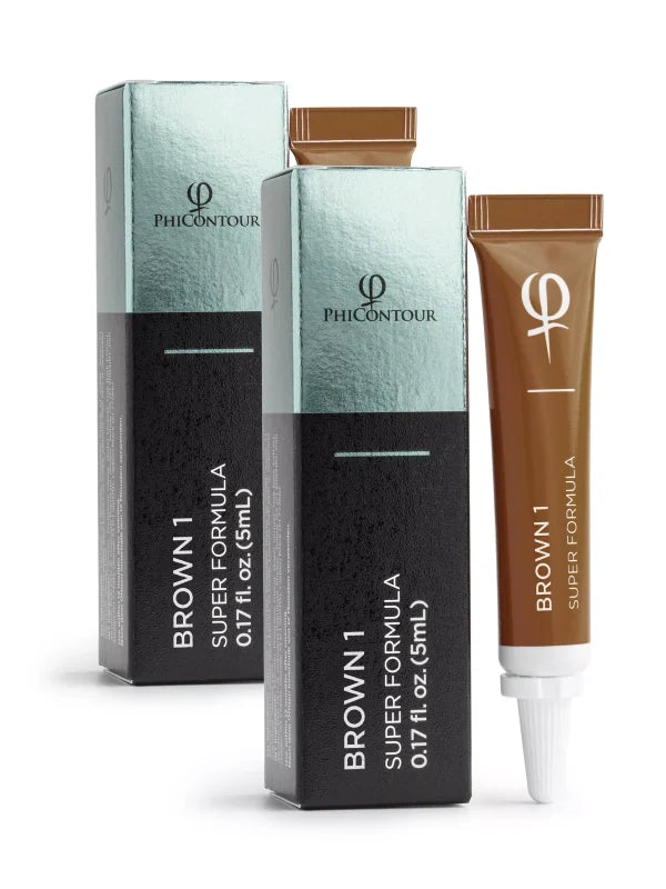 PhiContour Brown 1 SUPER Pigment 5ml x 2pcs